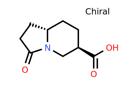 CAS 1620675-67-3 | (6R,8aS)-3-oxo-2,5,6,7,8,8a-hexahydro-1H-indolizine-6-carboxylic acid