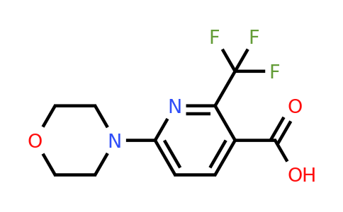 CAS 1620899-71-9 | 6-(morpholin-4-yl)-2-(trifluoromethyl)pyridine-3-carboxylic acid