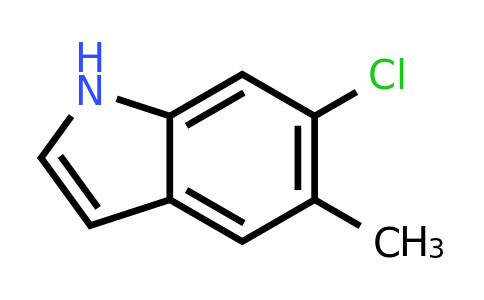 CAS 162100-42-7 | 6-chloro-5-methyl-1H-indole