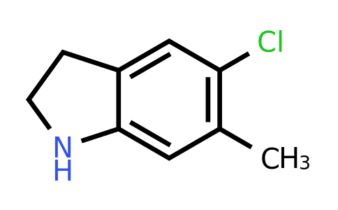 CAS 162100-57-4 | 5-Chloro-6-methylindoline