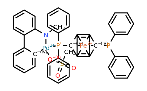 CAS 1621274-17-6 | (SP-4-3)-[1-(Diphenylphosphino-��P)-1��-(diphenylphosphino)ferrocene](methanesulfonato-��O)[2��-(methylamino-��N)[1,1��-biphenyl]-2-yl-��C]palladium