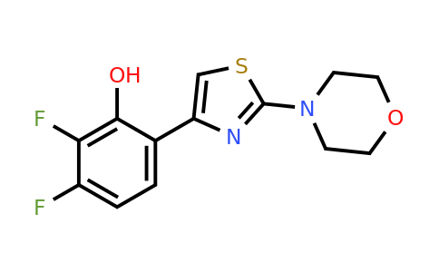 CAS 1621375-40-3 | 2,3-Difluoro-6-(2-morpholinothiazol-4-yl)phenol