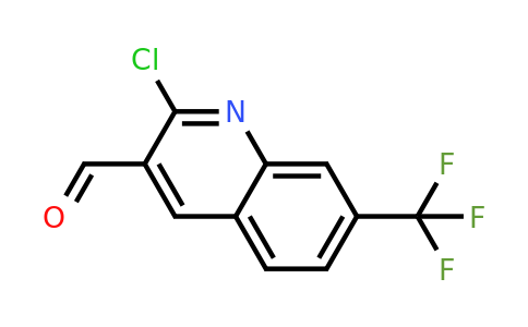 CAS 1621615-09-5 | 2-Chloro-7-(trifluoromethyl)quinoline-3-carbaldehyde