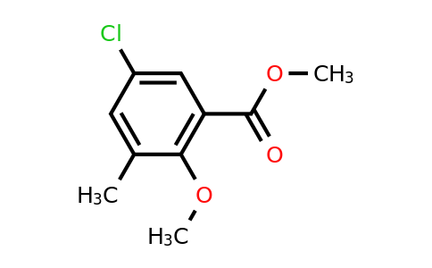 CAS 16220-96-5 | Methyl 5-chloro-2-methoxy-3-methylbenzoate