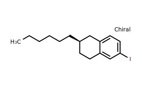CAS 1622180-63-5 | (2R)-2-hexyl-6-iodo-1,2,3,4-tetrahydronaphthalene