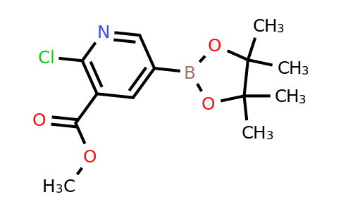 CAS 1622216-98-1 | Methyl 2-chloro-5-(4,4,5,5-tetramethyl-1,3,2-dioxaborolan-2-YL)nicotinate