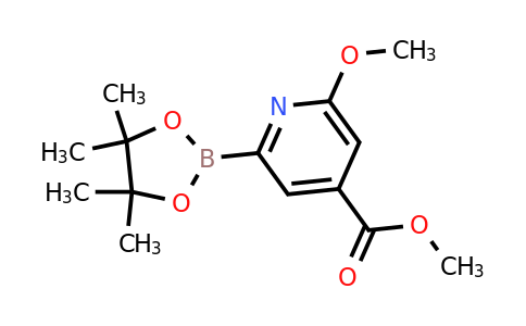 CAS 1622217-26-8 | [6-Methoxy-4-(methoxycarbonyl)pyridin-2-YL]boronic acid pinacol ester