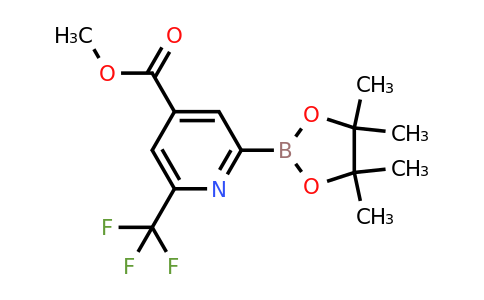 CAS 1622217-28-0 | [4-(Methoxycarbonyl)-6-(trifluoromethyl)pyridin-2-YL]boronic acid pinacol ester