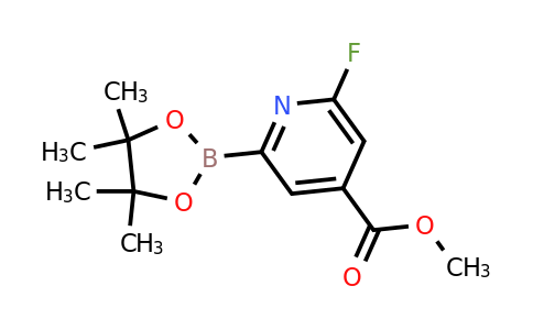 CAS 1622217-30-4 | [6-Fluoro-4-(methoxycarbonyl)pyridin-2-YL]boronic acid pinacol ester