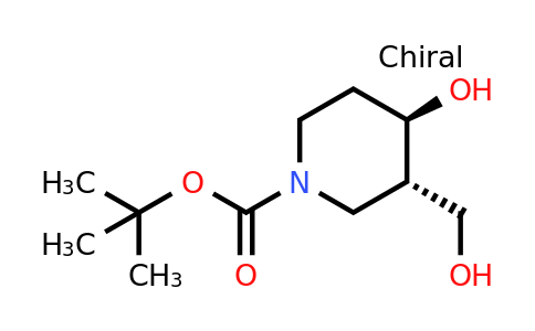 CAS 1622258-71-2 | tert-butyl trans-4-hydroxy-3-(hydroxymethyl)piperidine-1-carboxylate