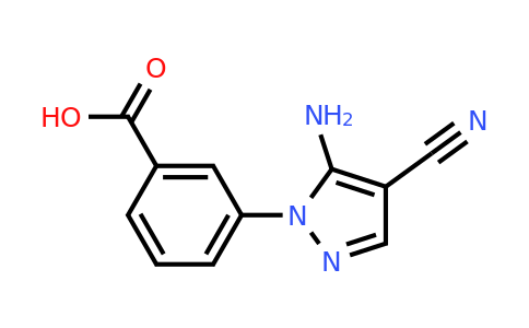 CAS 162339-93-7 | 3-(5-Amino-4-cyano-1H-pyrazol-1-yl)benzoic acid