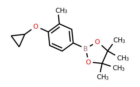 CAS 1623766-67-5 | 2-(4-Cyclopropoxy-3-methylphenyl)-4,4,5,5-tetramethyl-1,3,2-dioxaborolane