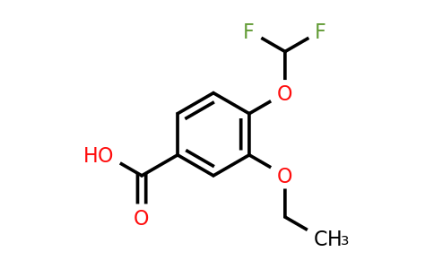 CAS 162401-63-0 | 4-(difluoromethoxy)-3-ethoxybenzoic acid