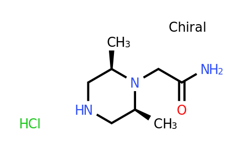 CAS 1624261-46-6 | 2-((2R,6S)-2,6-Dimethylpiperazin-1-yl)acetamide hydrochloride