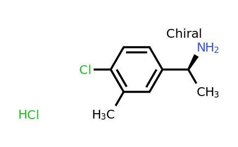 CAS 1624272-56-5 | (S)-1-(4-Chloro-3-methylphenyl)ethanamine hydrochloride