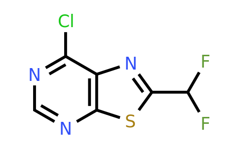 CAS 1624606-96-7 | 7-chloro-2-(difluoromethyl)-[1,3]thiazolo[5,4-d]pyrimidine