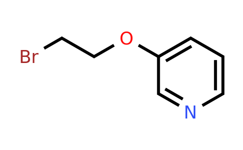 CAS 162541-27-7 | 3-(2-bromoethoxy)pyridine