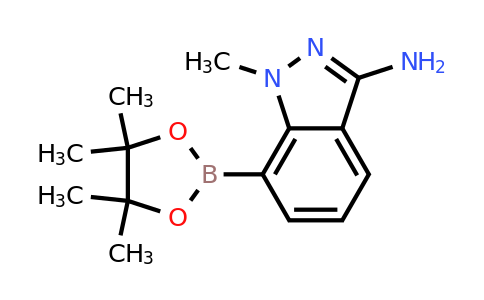 CAS 1626336-02-4 | 1-methyl-7-(4,4,5,5-tetramethyl-1,3,2-dioxaborolan-2-yl)indazol-3-amine