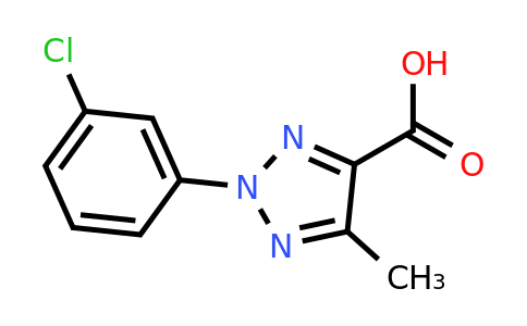CAS 1627-90-3 | 2-(3-chlorophenyl)-5-methyl-2H-1,2,3-triazole-4-carboxylic acid