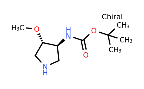CAS 1627185-88-9 | tert-butyl N-[(3S,4S)-4-methoxypyrrolidin-3-yl]carbamate