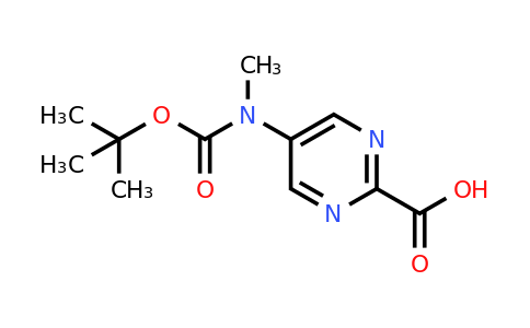 5-((tert-Butoxycarbonyl)(methyl)amino)pyrimidine-2-carboxylic acid