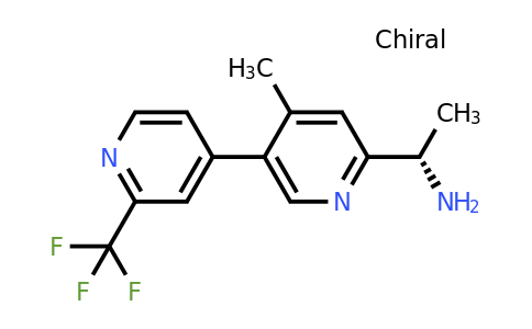 CAS 1628106-86-4 | (1S)-1-[4-methyl-5-[2-(trifluoromethyl)-4-pyridyl]-2-pyridyl]ethanamine