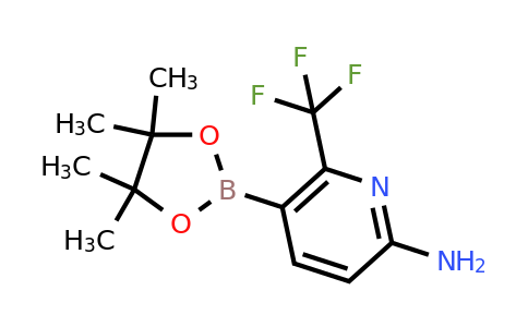 CAS 1628185-65-8 | 5-(4,4,5,5-Tetramethyl-1,3,2-dioxaborolan-2-yl)-6-(trifluoromethyl)pyridin-2-amine