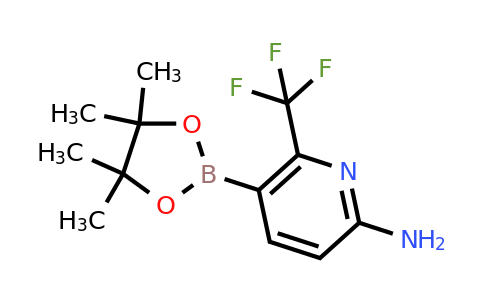 5-(4,4,5,5-Tetramethyl-1,3,2-dioxaborolan-2-yl)-6-(trifluoromethyl)pyridin-2-amine