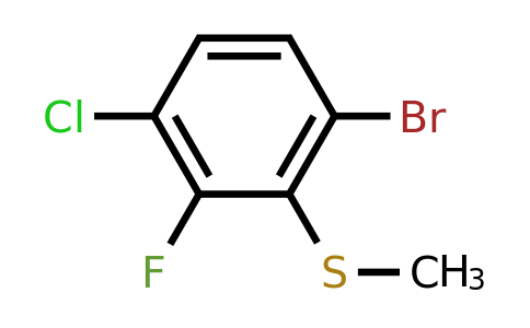 CAS 1628524-92-4 | 1-Bromo-4-chloro-3-fluoro-2-(methylsulfanyl)benzene