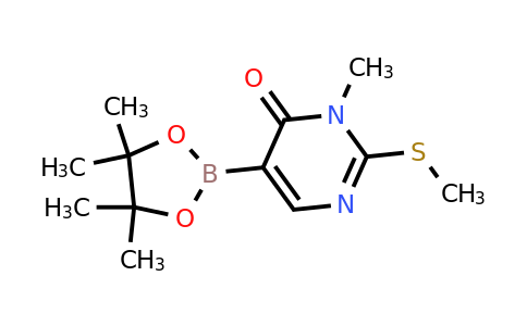 CAS 1628606-29-0 | 3-Methyl-2-(methylthio)-5-(4,4,5,5-tetramethyl-1,3,2-dioxaborolan-2-yl)pyrimidin-4(3H)-one