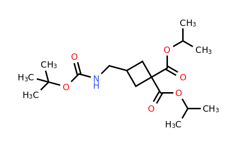CAS 1628783-89-0 | diisopropyl 3-[(tert-butoxycarbonylamino)methyl]cyclobutane-1,1-dicarboxylate
