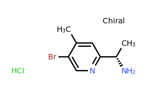 CAS 1628810-35-4 | (S)-1-(5-bromo-4-methylpyridin-2-yl)ethanamine hydrochloride