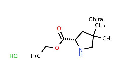 CAS 1628853-42-8 | (S)-4,4-Dimethyl-pyrrolidine-2-carboxylic acid ethyl ester hydrochloride