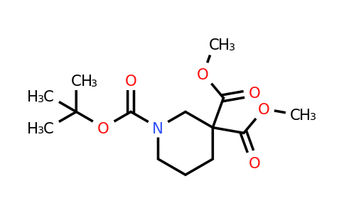 CAS 1629455-41-9 | O1-tert-butyl O3,O3-dimethyl piperidine-1,3,3-tricarboxylate