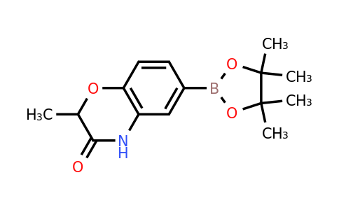 CAS 1629585-32-5 | 2-Methyl-6-(tetramethyl-1,3,2-dioxaborolan-2-yl)-3,4-dihydro-2H-1,4-benzoxazin-3-one