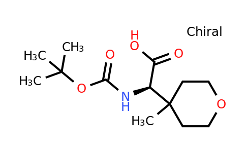CAS 1629738-53-9 | (2R)-2-{[(tert-butoxy)carbonyl]amino}-2-(4-methyloxan-4-yl)acetic acid