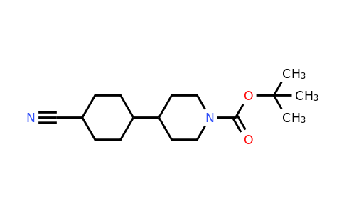 CAS 162997-33-3 | tert-Butyl 4-(4-cyanocyclohexyl)piperidine-1-carboxylate
