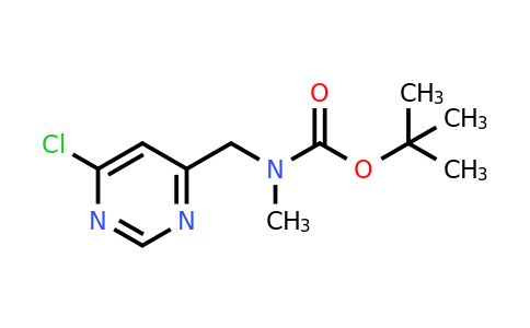 CAS 1630026-11-7 | tert-Butyl ((6-chloropyrimidin-4-yl)methyl)(methyl)carbamate