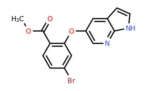 CAS 1630101-71-1 | methyl 4-bromo-2-{1H-pyrrolo[2,3-b]pyridin-5-yloxy}benzoate
