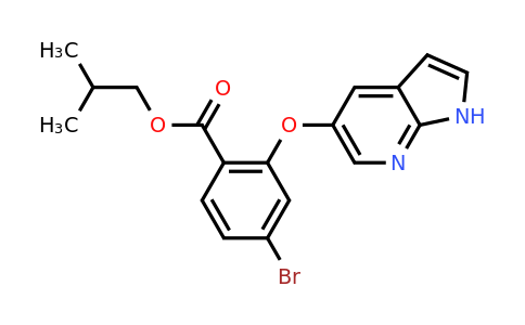 CAS 1630101-82-4 | isobutyl 4-bromo-2-(1H-pyrrolo[2,3-b]pyridin-5-yloxy)benzoate