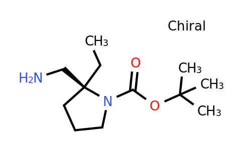 CAS 1630815-50-7 | tert-butyl (2S)-2-(aminomethyl)-2-ethylpyrrolidine-1-carboxylate