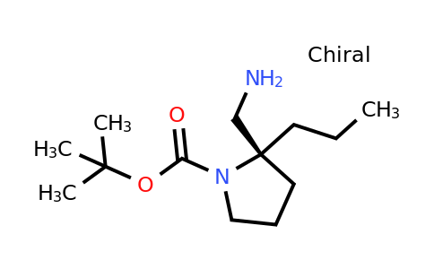 CAS 1630815-52-9 | tert-butyl (2R)-2-(aminomethyl)-2-propylpyrrolidine-1-carboxylate