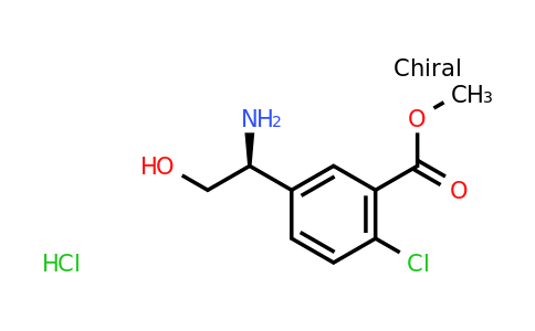 CAS 1630815-54-1 | methyl 5-[(1S)-1-amino-2-hydroxyethyl]-2-chlorobenzoate hydrochloride