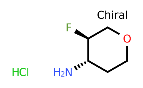 CAS 1630815-55-2 | (3R,4S)-3-fluorooxan-4-amine hydrochloride