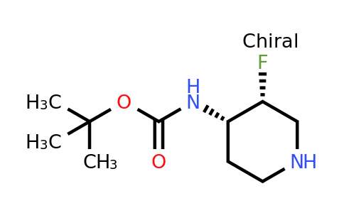 CAS 1630815-57-4 | tert-butyl N-[(3R,4S)-3-fluoropiperidin-4-yl]carbamate