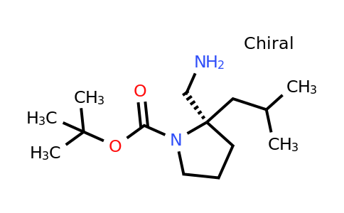 CAS 1630815-58-5 | (R)-tert-Butyl 2-(aminomethyl)-2-isobutylpyrrolidine-1-carboxylate