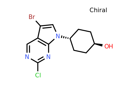 CAS 1630906-40-9 | trans-4-{5-bromo-2-chloro-7H-pyrrolo[2,3-d]pyrimidin-7-yl}cyclohexan-1-ol