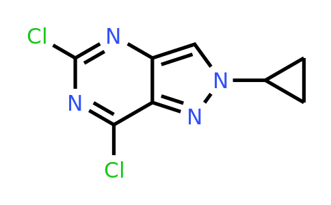 CAS 1630906-84-1 | 5,7-dichloro-2-cyclopropyl-2H-pyrazolo[4,3-d]pyrimidine