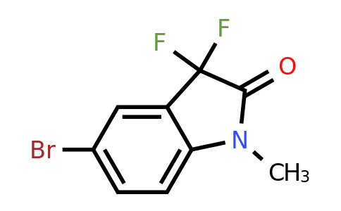 CAS 1630906-88-5 | 5-bromo-3,3-difluoro-1-methyl-2,3-dihydro-1H-indol-2-one