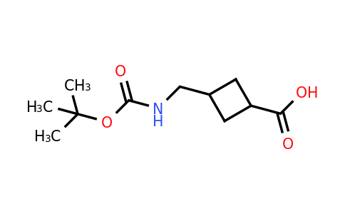 CAS 1630907-04-8 | 3-({[(tert-butoxy)carbonyl]amino}methyl)cyclobutane-1-carboxylic acid